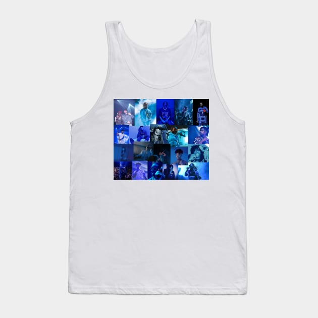 blue rap collage Tank Top by morgananjos